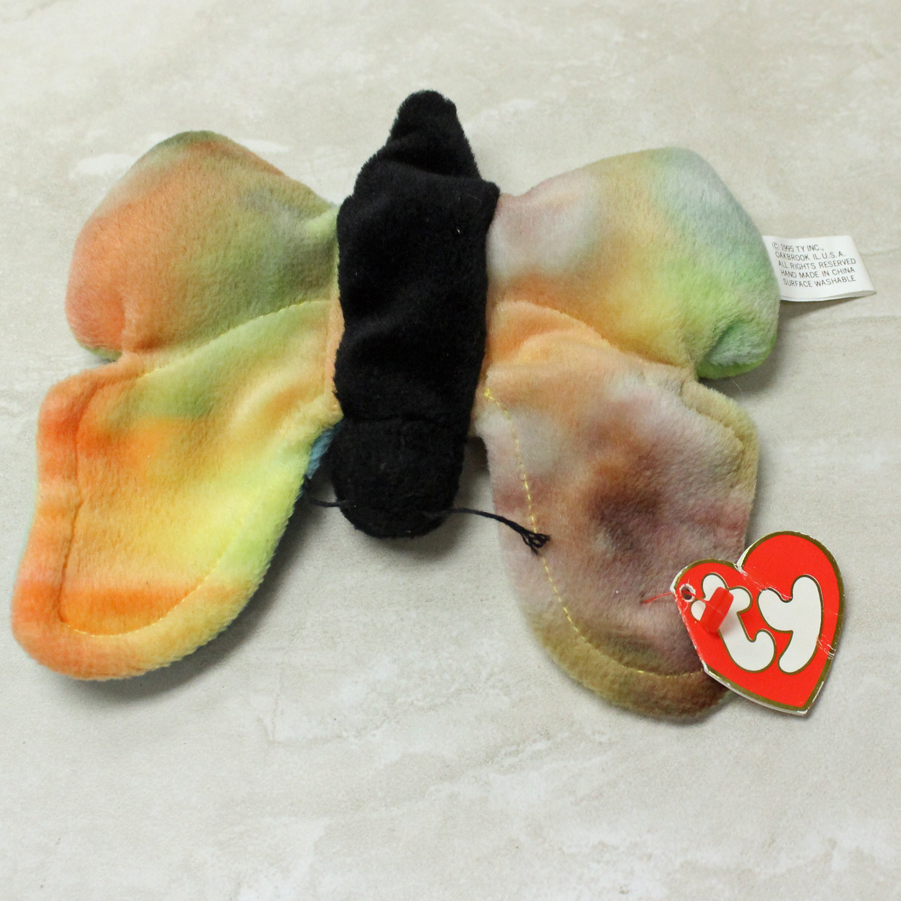 Flutter (Butterfly w/ great colors) MWCT's 3rd gen Ty Beanie Baby 12171
